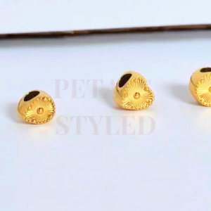 【PETALS_STYLED】 Titanium Golden Series Charm For Bracelet