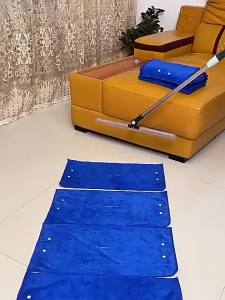Squeegee Mop Cloth For Water Removal And Floor Cleaning Thickened With Holes