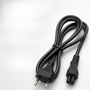 1M EU Plug Universal Laptop Charger Plug Power Adapter Cord Cable For Laptop Power Supply Monitor And TV Safety Plug Type F
