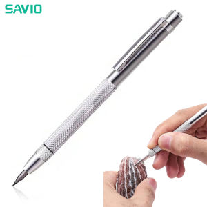 SAVIO Diamond Scribing Pen Tungsten Carbide Tip Carbide Engraving Pen For Glass Ceramic Metal Marking Hand Tool