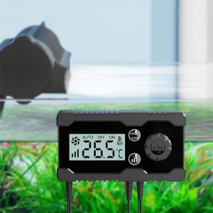 Aquarium Fan Fish Tank Cooling Automatic Temperature Control Fan Silent Seawater Coral Equipment