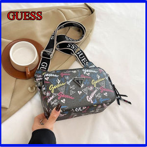 Guess For 13x9x21cm 2024 Winter Printed Graffiti Outing Shoulder Bag for Women Temperament Crossbody Bag Small Square Bag for Minority Women