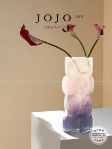 Modern Minimalist Glass Vase JOJOS L. PD.Banana Artistic Gradient Luxury Small Desktop Ornament from Mainland China