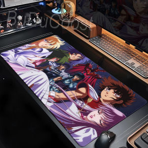 Bandai | XXL Saint Seiya New Wallpaper Mouse Pad Gamer Desk Protector Gaming Mousepad Accessories Anime Mouse Mats Keyboard Pads Carpet