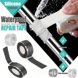 Dải chống nước cao su silicon tự dính cách điện rò rỉ băng keo niêm phong đa năng khẩn cấp dây hose sửa chữa mạnh mẽ Băng