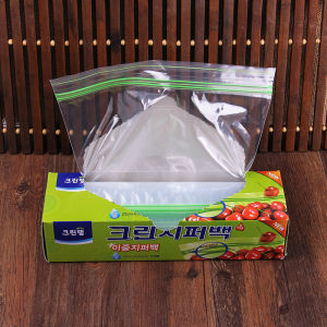 ถุงปิดมิดชิดขนาดใหญ่ Clean Wrap ถุงเก็บอาหารสำหรับใช้ครั้งเดียว ทนต่อความเย็น ป้องกันการสัมผัสได้ วัสดุ PE แผ่นดินใหญ่