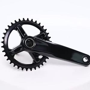 RIRO XT Mountain Bike Crankset 10/11/12 Speed Hollowtech Integrated Single Double Chainring Upgrade Compatible with Narrow Wide