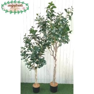 Pohon Artificial Pohon Kacang T130 & T170 Latex Pot Dasar Hitam Hiasan Rumah Dekorasi Ruangan