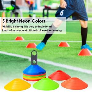 12pcs Professional Pan Cone Obstacle Avoidance Training Equipment - Childrens Football Roller Skating Agile Sports Props