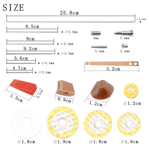 IRIN | Flute Repair Accessory 70 Pcs/Set Flute Maintenance Professionally Tools Durable Simple Comprehensive Repair Woodwinds Tools