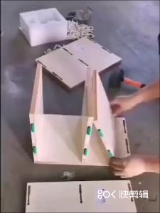 Invisible Plastic U Shaped Cabinet Joiner Sliding Connecting Clip