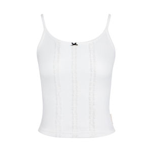 NAPSNAPS | Bộ Áo Thun Ôm Body và Áo Tank Top Viền Màu