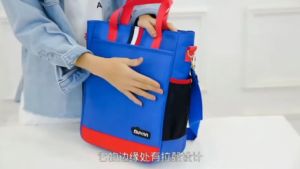 Túi học thêm cho bé Cặp học sinh chất liệu vải oxfort an toàn chống thấm nước cho bé đi học tiểu học lớp 1-6