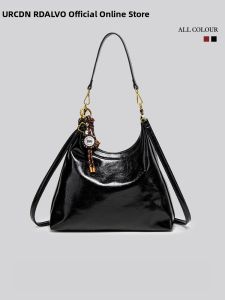 URCDN RDALVO | Leather Tote Bag Large Capacity Versatile Work Commute Handbag
