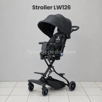 Stroller Bayi Spacebaby SB-204 Dengan Fitur Sabuk Pengaman Roda Putar 2 Arah