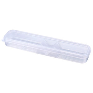 Portable Kitshine Dining Utensils Storage Box Resin Flip Cover Adult And Child Cutlery Organizer Lightweight Food Grade Plastic