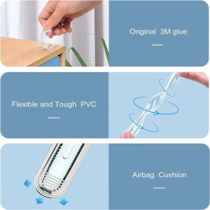 Door Stopper Wall Protector Self Adhesive Reusable Shock Absorbent Gel Door Handle Bumper Knob Silencer Wall Shield Cushion