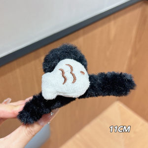 Kẹp Tóc Nữ Mùa Thu Đông Bằng Vải Nhung PU Mềm Mại Kẹp Tóc Kiểu Cá Mập Kẹp Tóc Phụ Kiện Tóc Thời Trang Cao Cấp