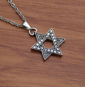 Men Six Star Necklace Retro Cross Six Star Pendant Hip Hop Necklaces for Men Hip Hop Jewelry Party Anniversary Gift