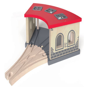 Hape | Educational Wooden Model Parking Station Toy Accessories