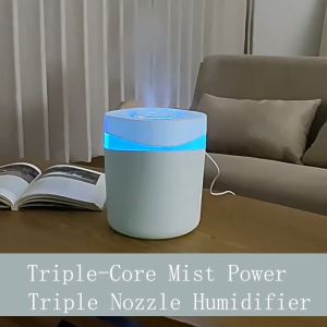 【24 hours delivery】Ultrasonic Humidifier 5000ML Air Purifier Diffuser Humidifier for Bedroom LED Night Light Type-C Ultrasonic Air Humidification Dual Holes Atomized Aromatherapy with water Essential oil 香薰机 空气加湿器 加湿器
