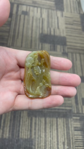 Natural Burmese jadeite pendant