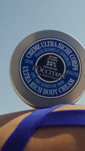 LOccitane Shea Ultra Rich Body Cream 200ml - Krim Tubuh Shea Butter Menenangkan Kulit Kering Sensitif