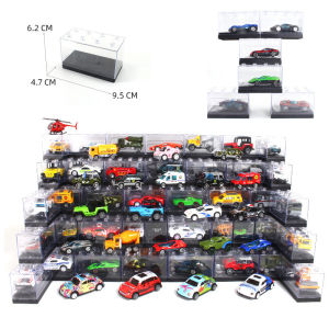 1 to 64 Car Model Display Box Car Model Collection Stackable Acrylic Matchbox Sports Car Display Wall