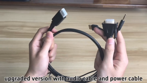 OPERATION X HDMI To VGA Cable Adapter 1M 1.5M 2M 3M 5M With 3.5mm Audio And Usb For Lcd Dvd Hdtv Xbox Ps3