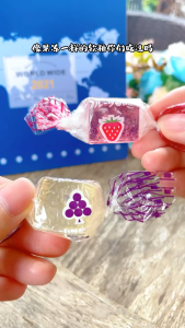 [ HALAL ] Kinjo Jelly Dodol Free Toples Isi 355gr / Jelly Kinjo Viral Isian 355gr Toples