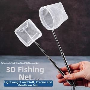 PATGEAR | Telescopic Fish Net Fine Mesh Fishing Scoop
