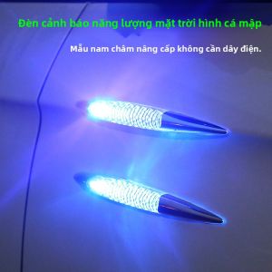 SAMURAI CAR | Đèn Cảnh Báo Cửa Ô Tô LED Chống Va Chạm Kích Hoạt Bằng Ánh Sáng Mặt Trời