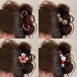 PINK EMPRESS | New Middle Size Posterior Hairstyle Clamp Few Hair Volume Suitable Korean Style Clip