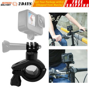 360 Degree Rotation Bike Bicycle Motorcycle Handlebar Handle Bar Mount Holder For Gopro Hero11 10 9 8 7 SJCAM Camera Accessories HSQ-Motor-Gopro-Holder