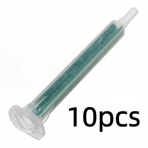 10PC Epoxy Resin Mixing Nozzle Tube At Tip Static Mixer Is Used for AB Glue Distribution in Industrial Adhesive Applicators Tool