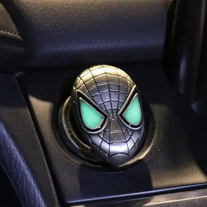 Hot Toys | Spider Man Car Interior Engine Ignition Shield Start Stop Push Button Switch Button Cover Trim Sticker 3D Car Interior Gifts Man