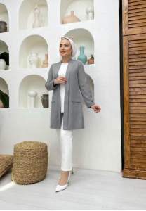 [ Aurah ]Blazer wanita panjang scuba premium blazercardigan panjang