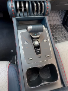 BYD ATTO 3 ปลอกซิลิโคนครอบปุ่มควบคุมกลางรถยนต์ byd รถยนต์ของแต่งรถแต่งรถ