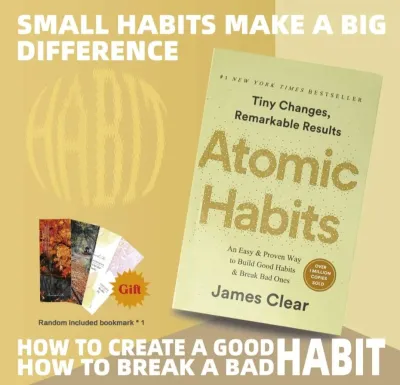 Atomic Habits English book by James Clear Habit formation Personal development Self-improvement books