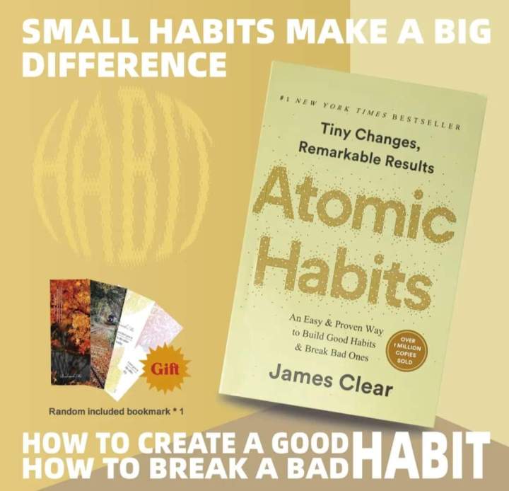 Atomic Habits English book by James Clear Habit formation Personal ...
