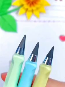 WARNA !! Pensil + ERASE Viral Ajaib / Magic Pencil Eternal Pencil Abadi Tanpa Tinta Pastel Macaroon Pensil Eternal Tak Bisa Habis Warna Macaron / Abadi Tanpa Batas / Tanpa Rautan / Penghapus Graphite Like Pen Untuk Sketsa Lukis Art Pink Kuning Biru anak