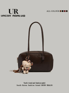 UR Bowling Bag Womens Summer 2025 New Fashion Simple Luxury Small Square Bag Versatile Handbag Single Shoulder Slant Crossbody Bag