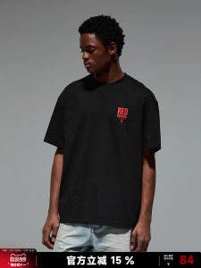 Áo Thun Nam Tay Ngắn Nhanh Khô Cơ Bản Màu Đen REDCHARCOAL Mùa Hè Chống Nắng Thường Ngày Cotton Polyester Thương Hiệu Thời Trang