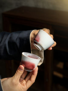 JOTO | Red Glazed Vintage Ceramic Teacup