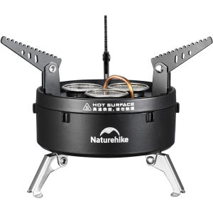 NatureHike | Portable High Power Triple Burner Anti Wind Gas Stove