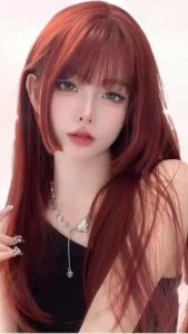 Thuốc nhuộm tóc màu Cam San Hô - Cần tẩy / Nhuộm tóc tiện lợi tại nhà - Tặng kèm oxi trợ nhuộm