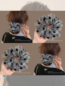 NING ZHOU | Chic Dotted Tulle Scrunchie Hair Accessories