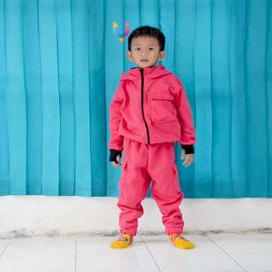 Setelan Jaket Hoodie Squid Game Anak Penjaga Squid Game