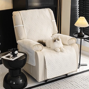 1PC-Đệm Sofa Cubic ghế sô pha đơn bìa vải Chức năng ghế điện chống trượt tất cả các mùa phổ đệm sofa