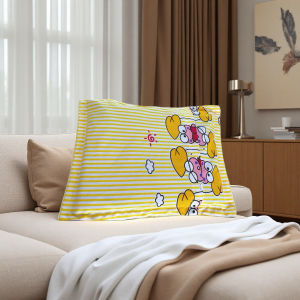 Traditional Single Person Plant Pillow Core Cotton Liner Three Layer Pillowcase Durable Machine Washable All Seasons Usage